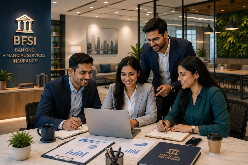 BFSI (Banking, Financial Services & Insurance) staffing by PrimeBridge Workforce Pvt Ltd